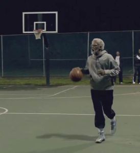 Kyrie Irving as Uncle Drew in a Pepsi Max commercial. Credit to ufunk.net