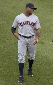 Indians outfielder, Rajai Davis. Photo Credit-Wikimedia Commons
